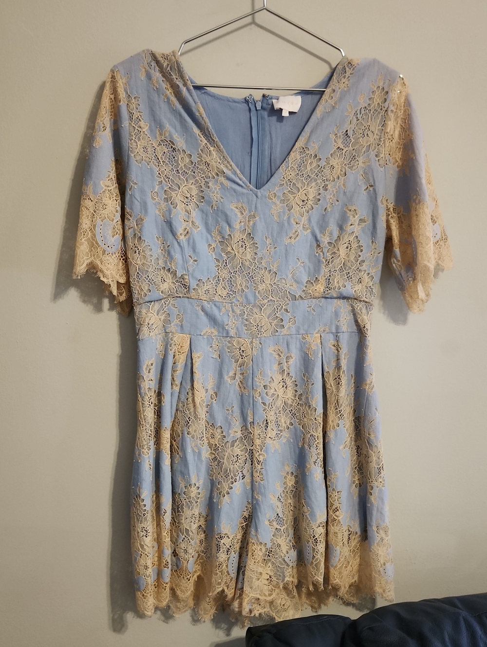 Goregous Floral Lace Romper